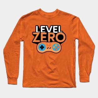 Level Zero Logo - Large Logo Long Sleeve T-Shirt